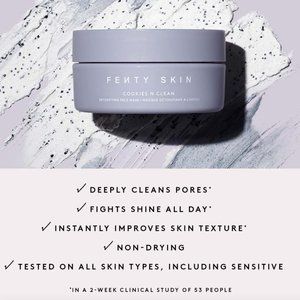 Fenty Cookies n Clean Whipped Clay Pore Detox Face Mask NEW UNOPENED